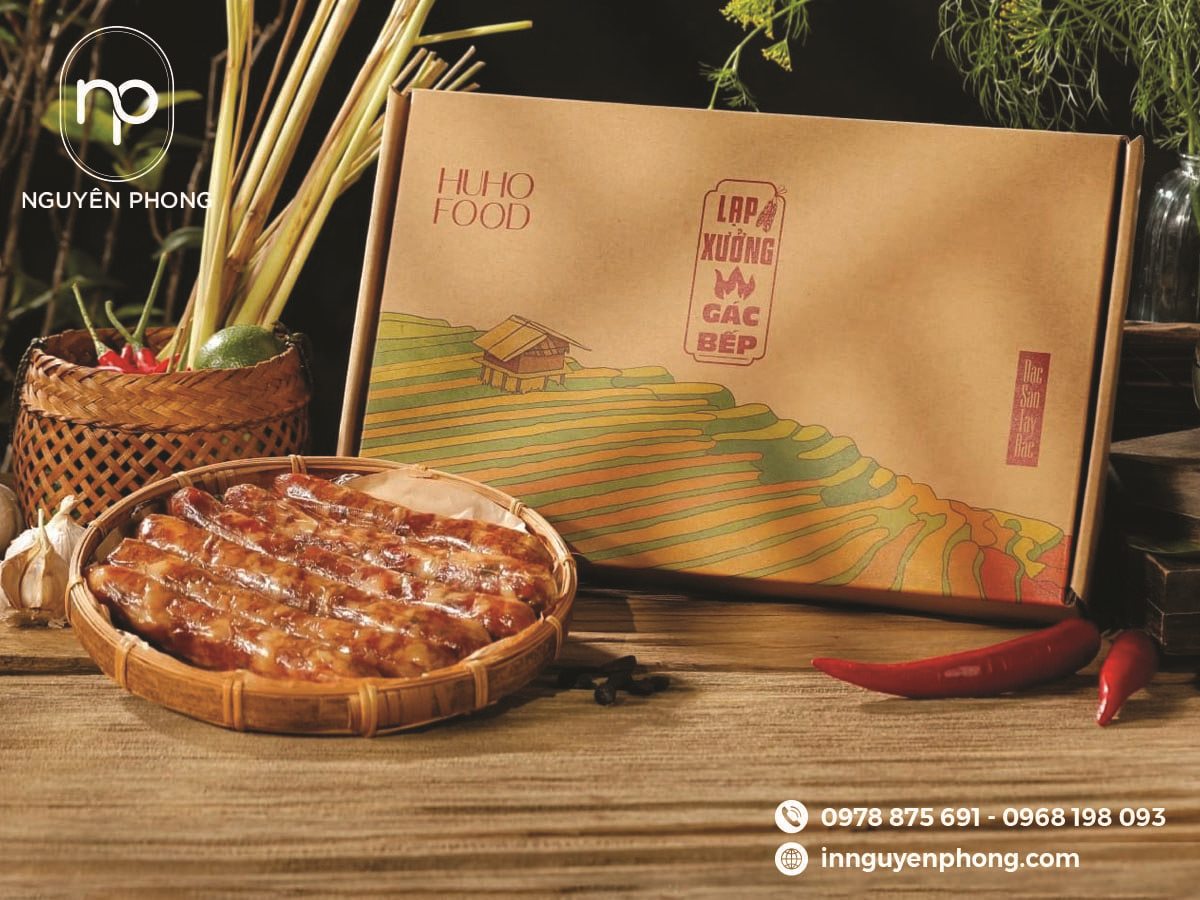 Mẫu hộp carton sóng bồi giấy kraft thiết kế đẹp